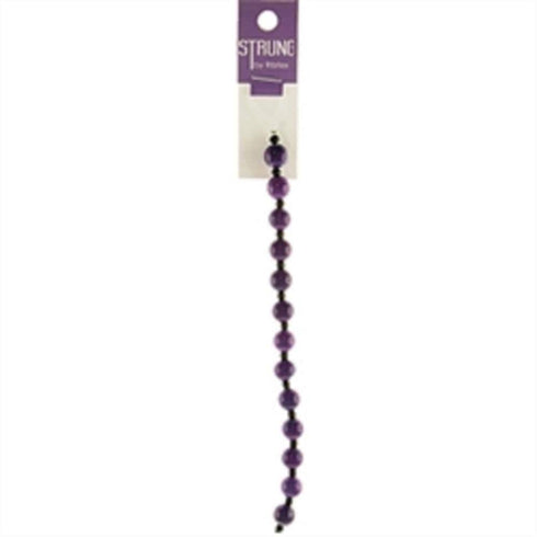 AussieSuperStore Jewellery Making Supplies Stone Marble Purple Strung Beads Stone Marble Purple Strung Beads | Jewellery Making Beads | Jewellery Making Supplies 9323823200350 BBS18024